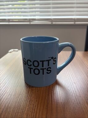 Scott's Tots Light Blue Ceramic Mug